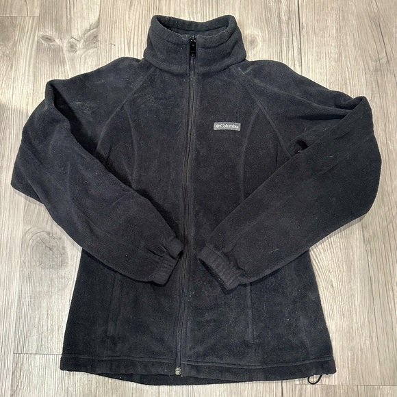 Columbia black zip up fleece - Picture 1 of 1